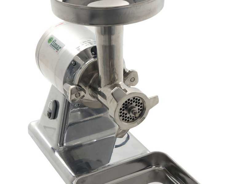 Fimar TC12TS - Hachoir &agrave; viande &eacute;lectrique - Corps en aluminium - Groupe de hachage en acier inox - 230V