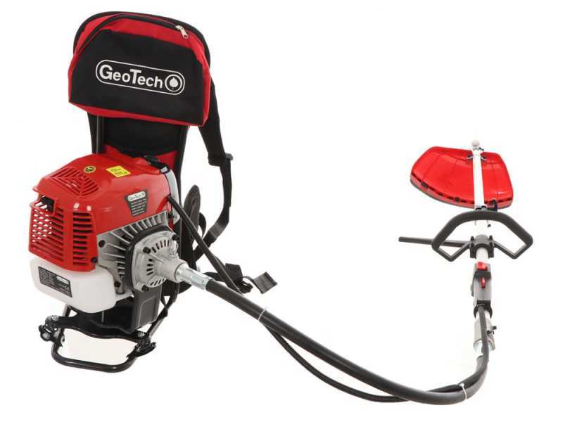 D&eacute;broussailleuse thermique avec sac &agrave; dos 2 temps GeoTech GT-2 58 BP - 58cm3