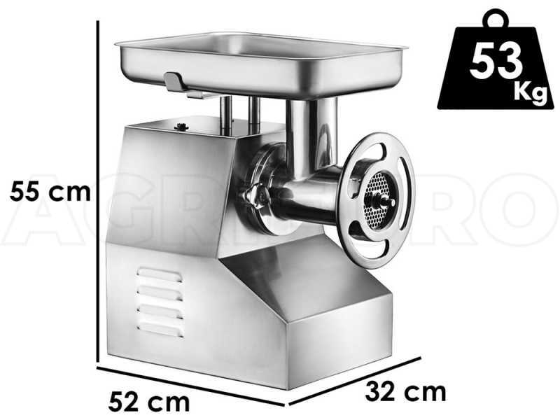Fimar TC32TN - Hachoir &agrave; viande &eacute;lectrique - Corps et groupe de hachage en acier inox - 230V