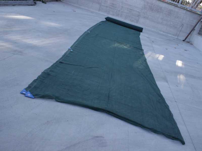 Rouleau filet anti-&eacute;pines anti-d&eacute;chirures pour cueillette olives 4 x 50, Toile 95g/m2