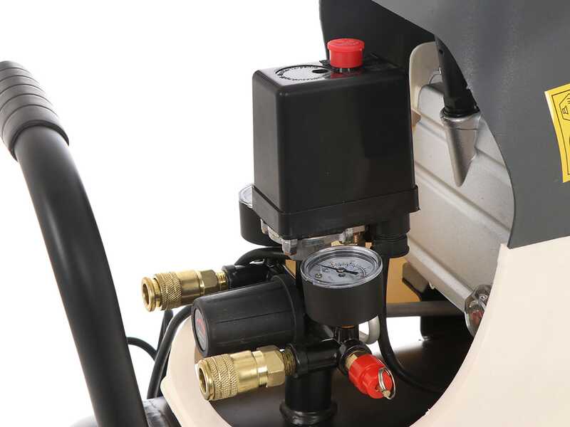 BlackStone LBC 50-20 - Compresseur d'air &eacute;lectrique - R&eacute;servoir 50 litres - Pression 8 bar