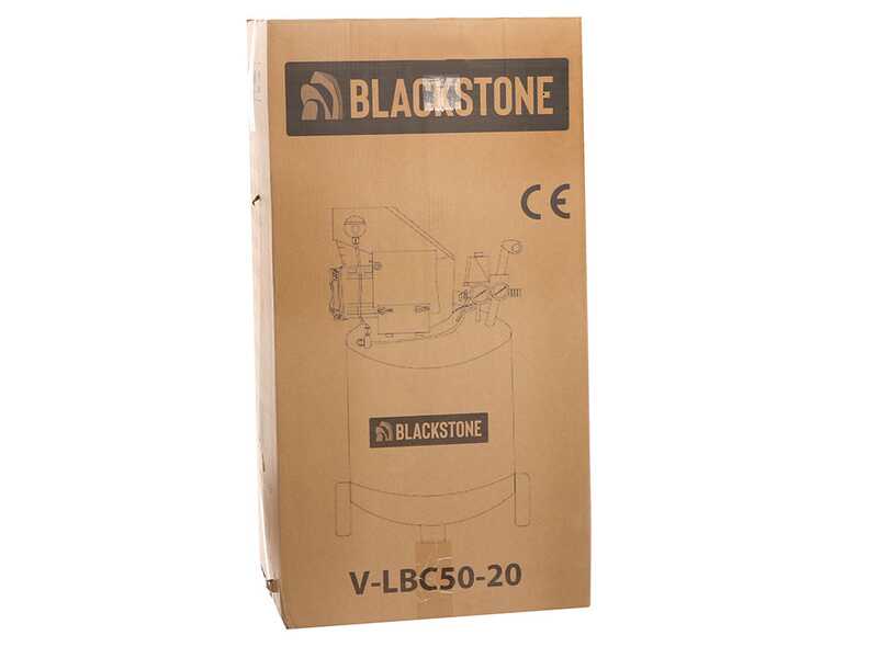 BlackStone V-LBC 50-20 - Compresseur d'air &eacute;lectrique - R&eacute;servoir 50 litres - Pression 8 bar