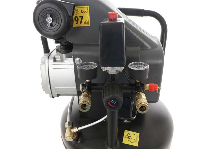 BlackStone V-LBC 50-20 - Compresseur d'air &eacute;lectrique - R&eacute;servoir 50 litres - Pression 8 bars