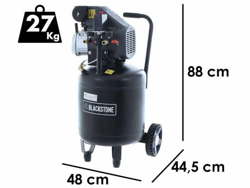 BlackStone V-LBC 50-20 - Compresseur d'air &eacute;lectrique - R&eacute;servoir 50 litres - Pression 8 bars