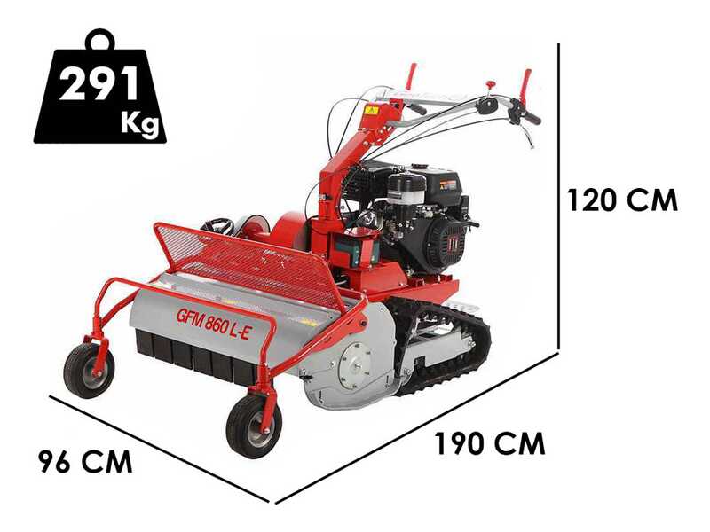 GeoTech-Pro GFM 860 BS-E - Tondeuse d&eacute;broussailleuse &agrave; couteaux - B&amp;S XR2100