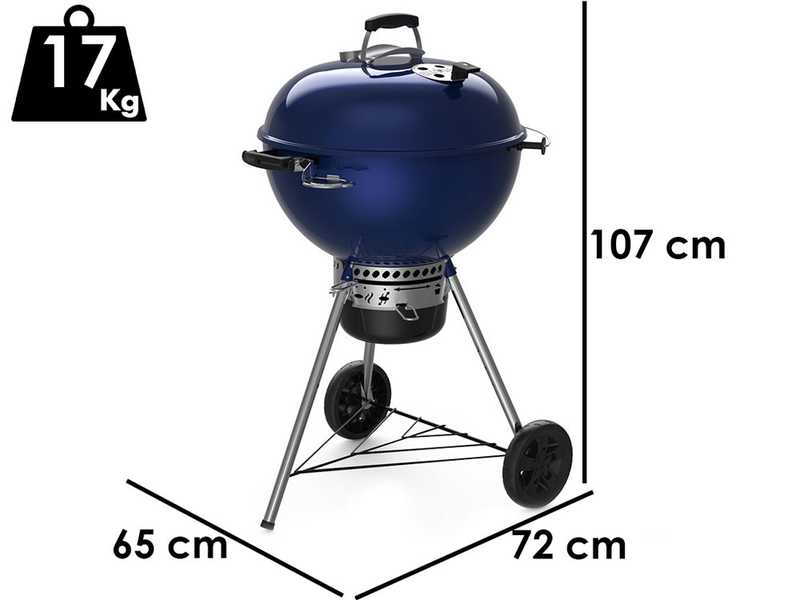Weber Master Touch GBS C-5750 Deep Ocean Blue - Barbecue &agrave; charbon