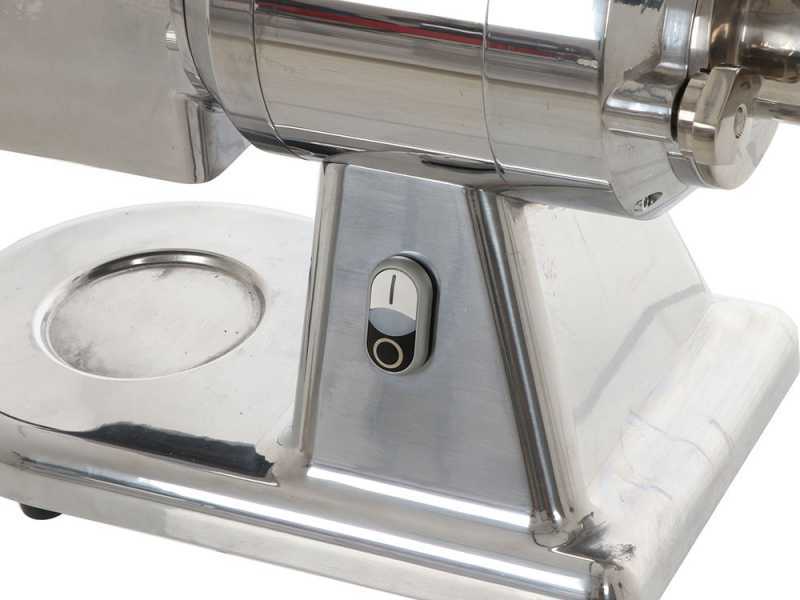 Fimar TC12AT - Hachoir &agrave; viande &eacute;lectrique avec r&acirc;pe int&eacute;gr&eacute;e - 230 V - 1 CV - Groupe de hachage en aluminium - Sans inverseur de marche