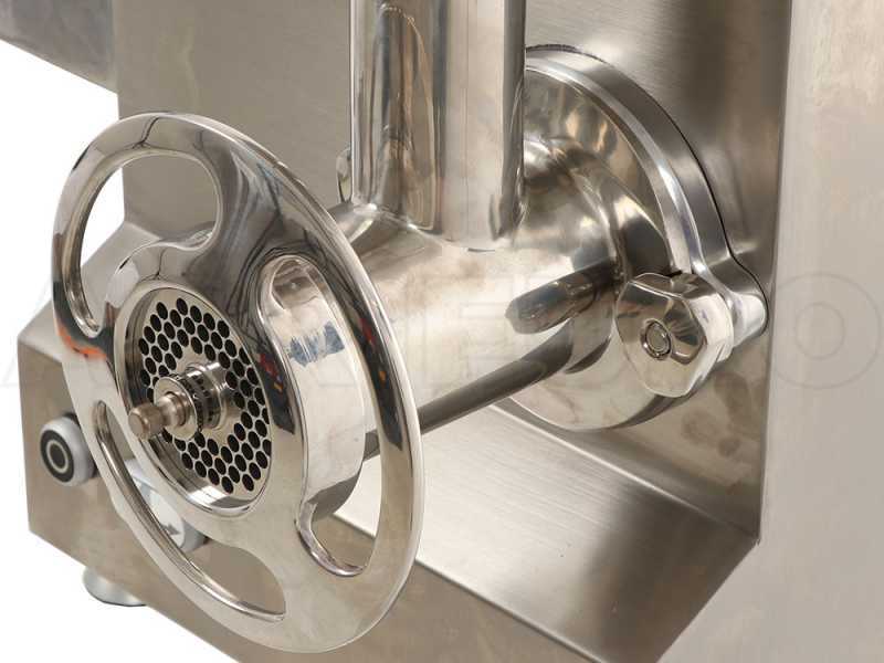 Fimar TC22AT - Hachoir &agrave; viande &eacute;lectrique - R&acirc;pe int&eacute;gr&eacute;e - Groupe de hachage en acier inox - 230V