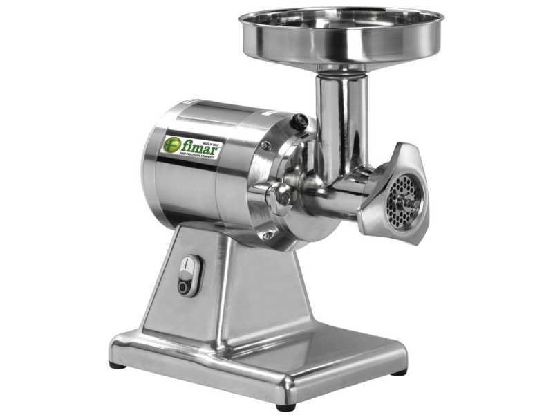 Fimar TC12TS - Hachoir &agrave; viande &eacute;lectrique - Corps en aluminium - Groupe de hachage en aluminium - 230V
