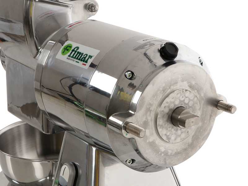 Fimar TC22AE - Hachoir &agrave; viande &eacute;lectrique avec r&acirc;pe int&eacute;gr&eacute;e - 400 V - 1.5 CV - Groupe de hachage en aluminium - Sans inverseur de marche