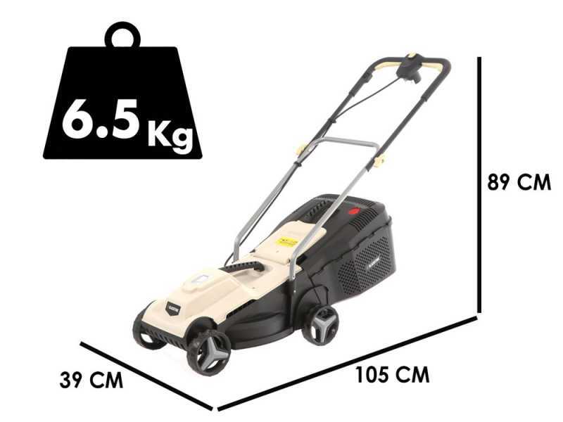 BlackStone B-ELM 32 - Tondeuse &agrave; gazon &eacute;lectrique - 1200W - Coupe de 32&nbsp;cm