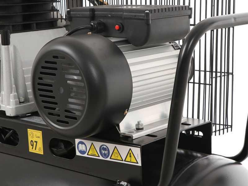 BlackStone B-LBC 100-30 - Compresseur d'air &eacute;lectrique &agrave; courroie - Moteur 3 CV - 100 L