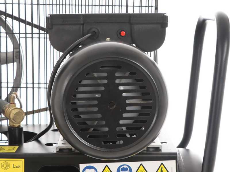 BlackStone B-LBC 50-20 - Compresseur d'air &eacute;lectrique &agrave; courroie - Moteur 2 CV - 50 L