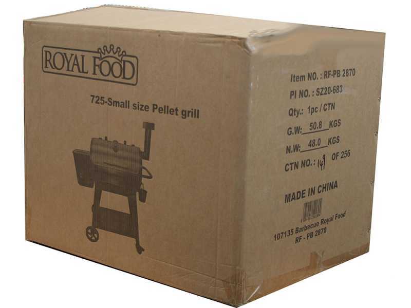 Royal Food RF-PB 2870 - Barbecue &agrave; pellets