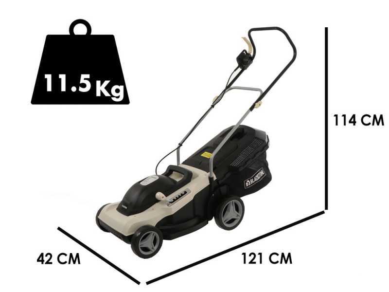 BlackStone B-ELM 38 - Tondeuse &agrave; gazon &eacute;lectrique - 1800W - Coupe de 38&nbsp;cm