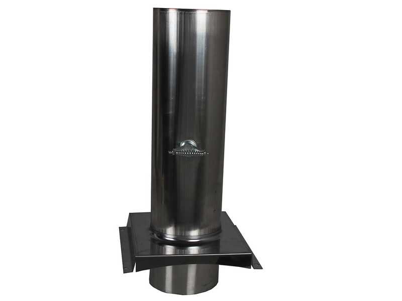 AgriEuro FAMILY STONE - Four &agrave; bois pour pizzas d'ext&eacute;rieur Gris de 80X60 - 4 pizzas