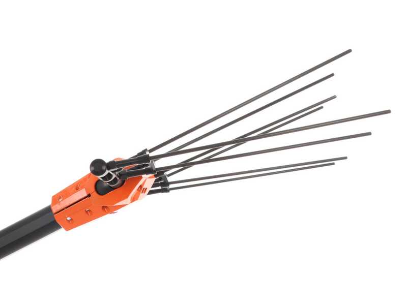 Jolly Italia V50X  - Peigne vibreur &eacute;lectrique &agrave; batterie - 12V - Perche fixe de 2,3 mt et rallonge Step-Up