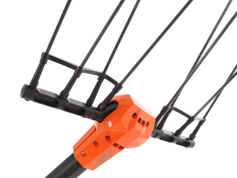 Jolly Italia V50X  - Peigne vibreur &eacute;lectrique &agrave; batterie - 12V - Perche fixe de 2,3 mt et rallonge Step-Up