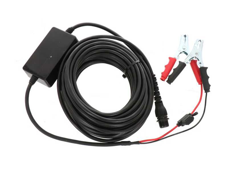 Jolly Italia V50X  - Peigne vibreur &eacute;lectrique &agrave; batterie - 12V - Perche fixe de 2,3 mt et rallonge Step-Up