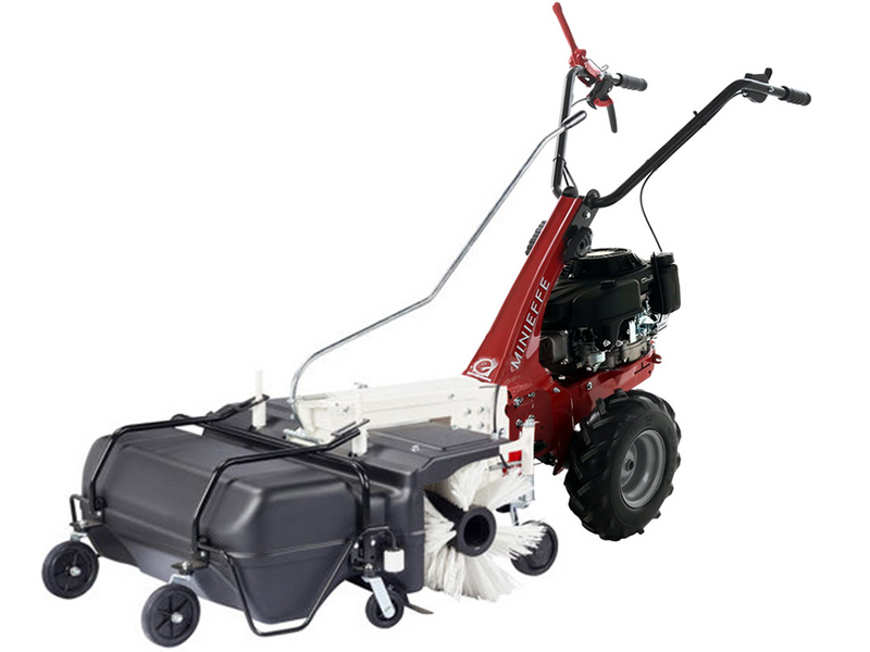 Balayeuse avec bac de ramassage Eurosystems da 88 cm Minieffe - Loncin 196 OHV