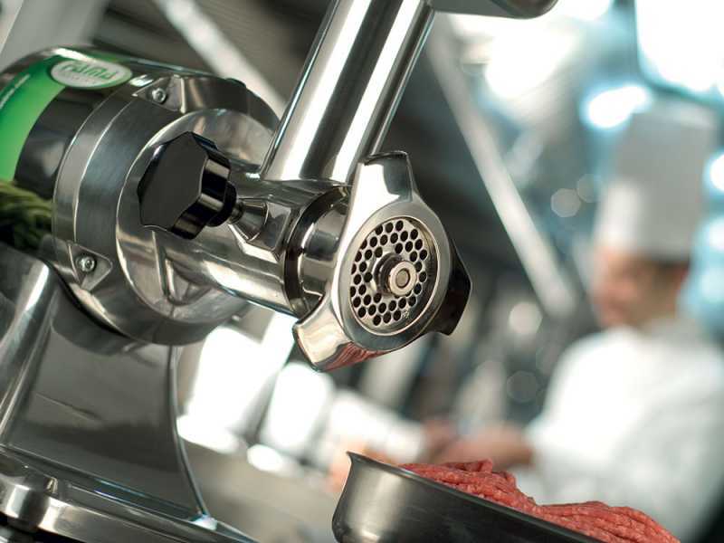 Fama TS12 - Hachoir &agrave; viande &eacute;lectrique - Groupe de hachage en fonte - 400V