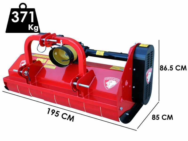 Ceccato Trincione 380 - T1800F - Broyeur &agrave; tracteur - Attelage Fixe - S&eacute;rie medium-lourde