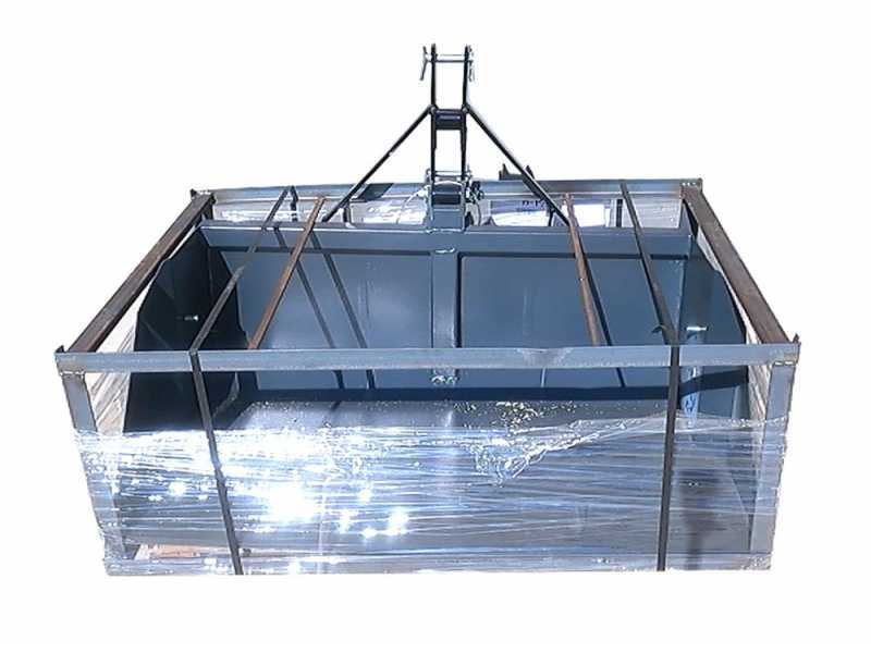 Godet arri&egrave;re pour tracteur Blackstone B-PAL 120 - avec lame de 120 cm - charge 400Kg