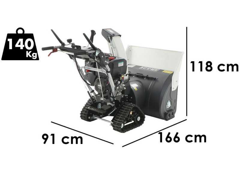 BlackStone B-ST 87 BSTE - Fraise &agrave; neige thermique - &agrave; chenilles - B&amp;S 2100