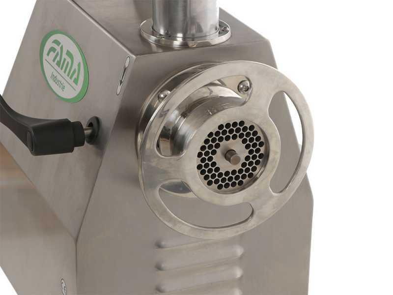 Fama TI22R - Hachoir &agrave; viande &eacute;lectrique - Corps et groupe de hachage en acier inox - 400V