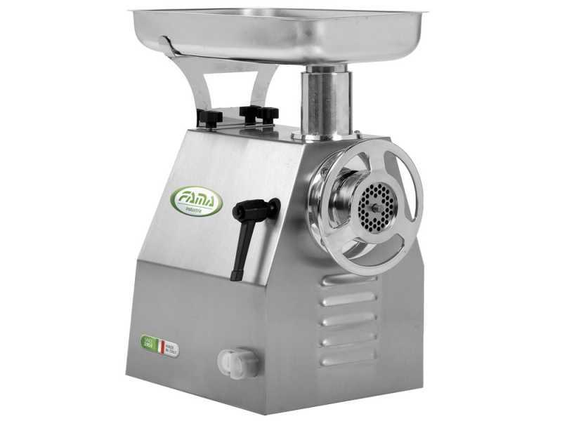 Fama TI22R - Hachoir &agrave; viande &eacute;lectrique - Corps et groupe de hachage en acier inox - 400V