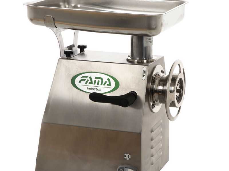 Fama TI22R - Hachoir &agrave; viande &eacute;lectrique - Corps et groupe de hachage en acier inox - 400V