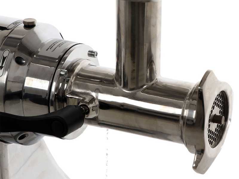 Fama TSK12 UNIKO - Hachoir &agrave; viande &eacute;lectrique - Corps en aluminium - Groupe de hachage en acier inox - 400V