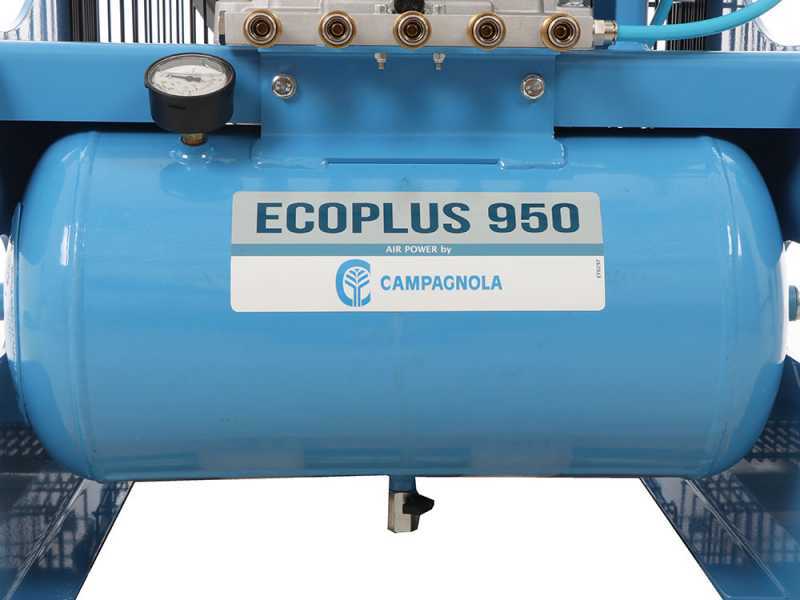 Compresseur avec attelage pour tracteur Campagnola PTO ECOPLUS 950 - R&eacute;colte des olives et taille