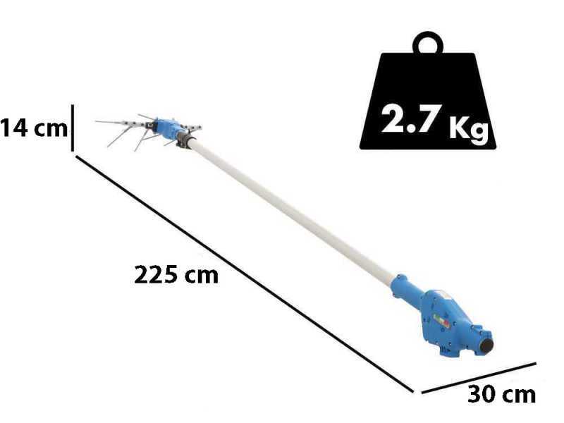 Peigne vibreur &eacute;lectrique Paterlini OLIVELOX BA 3 - 12V - de 2 &agrave; 3 m