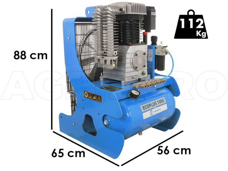 Compresseur avec raccord &agrave; tracteur Campagnola PTO ECOPLUS 1000 - R&eacute;colte des olives et taille