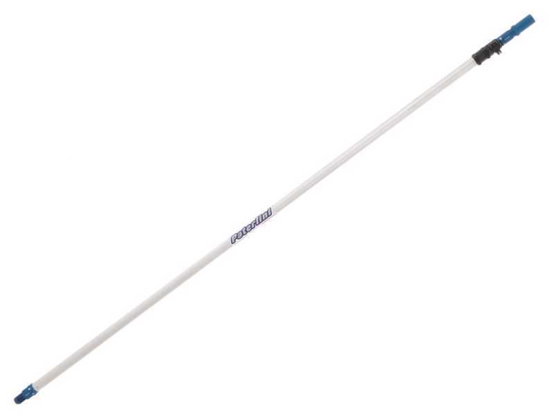Perche t&eacute;lescopique en aluminium pneumatique Paterlini Blu Light - 2,5 / 3,50 mt