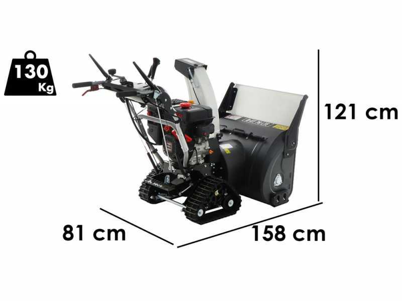 Fraise &agrave; neige &agrave; chenilles BlackStone B-ST 76 LTE - Autotract&eacute;e et thermique - Fraise 76 cm