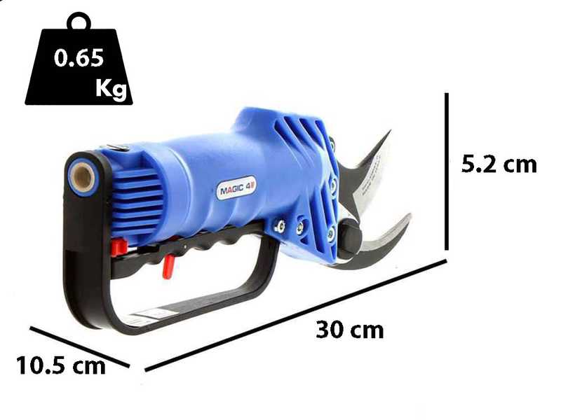 S&eacute;cateur pneumatique professionnel de taille Paterlini Magic 4 - &Agrave; air comprim&eacute;