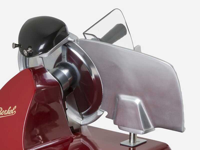 Berkel Red Line 250 Rouge - Trancheuse avec lame en acier chrom&eacute; de 250 mm