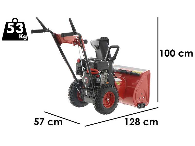 GeoTech ST 557 W EVO - Fraise &agrave; neige thermique - Loncin H200