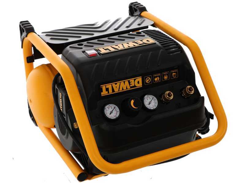 Compresseur d'air &eacute;lectrique compact portatif DEWALT DPC10QTC-QS - Cuve de 10 litres - Moteur de 1.5 CV