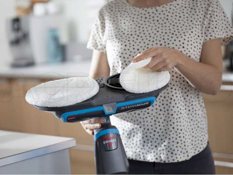 Bissell SpinWave Cordless - Nettoyeur de sols pour surfaces dures - 18V 