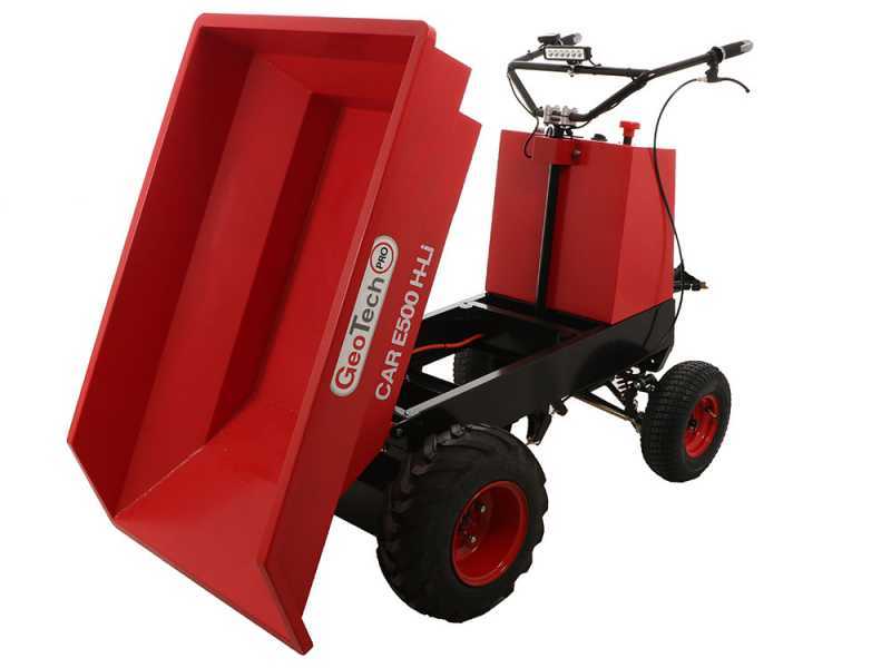 Masnada  Brouette électrique DUMPER JET LONG CU 500 Kg 1000 W