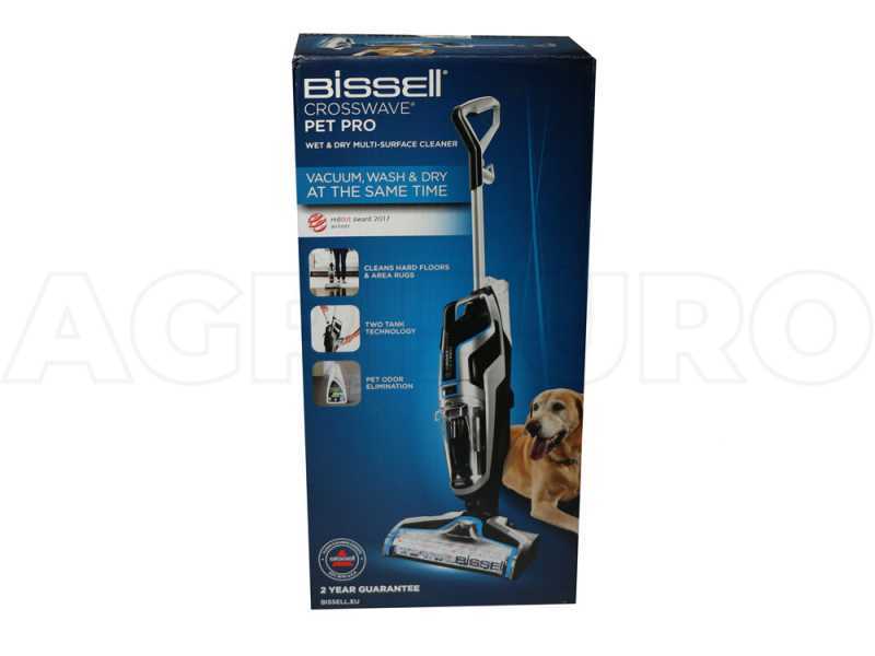 BISSELL CrossWave Pet Pro - Nettoyeur de sols &eacute;lectrique 3 en 1 lave, s&egrave;che et aspire 