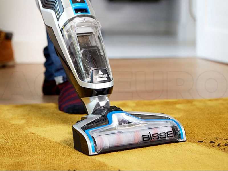 BISSELL CrossWave Pet Pro - Nettoyeur de sols &eacute;lectrique 3 en 1 lave, s&egrave;che et aspire 