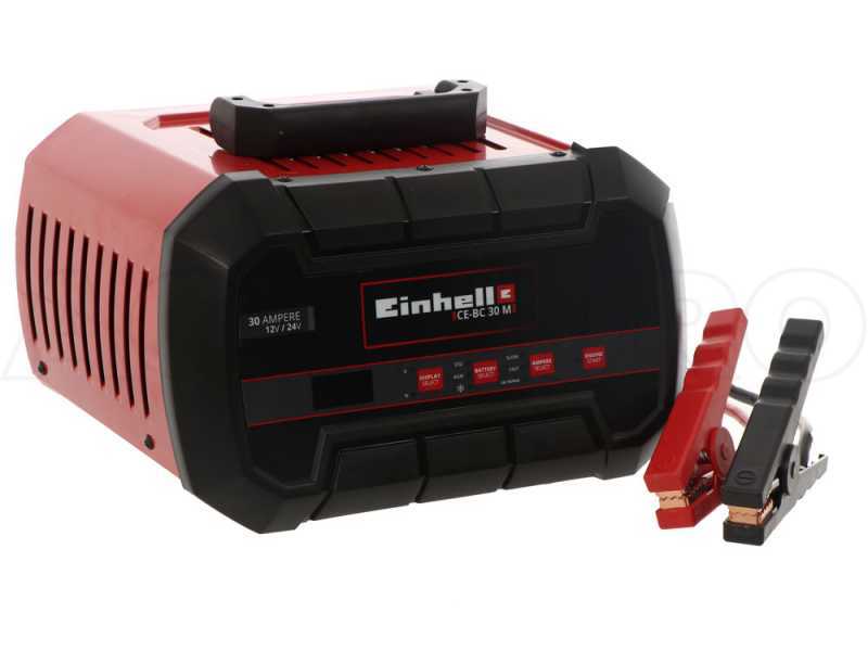 Einhell CE-BC 30 M - Chargeur de batterie, d&eacute;marreur et mainteneur de charge - Avec microprocesseur