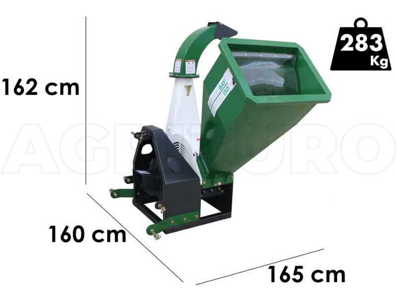 GreenBay GB-WTRC 150 - Häcksler &agrave; Traktor - Rotor &agrave; rouleau