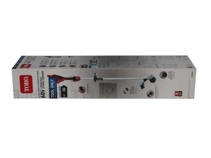 D&eacute;broussailleuse &agrave; batterie TORO brushless TO-51835T - 60V - 4 Ah