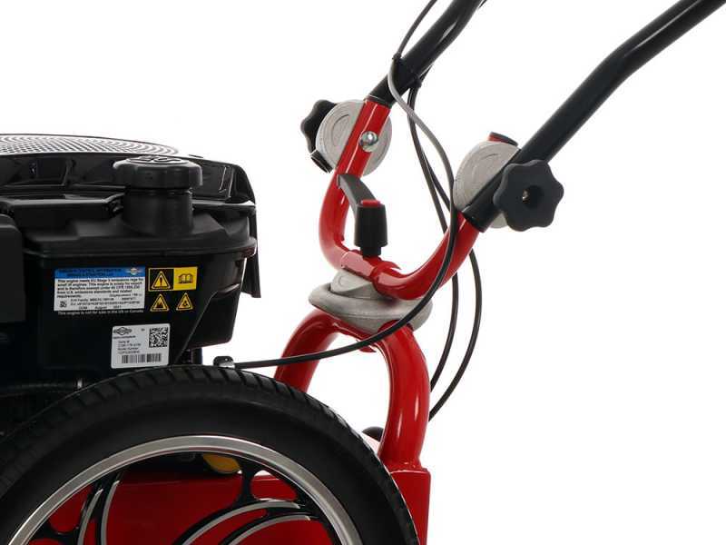 Tondeuse d&eacute;broussailleuse thermique Blue Bird FLO PRO SPEED 7 - Avec Briggs&amp;Stratton 850 PXI - Avec plateau de coupe