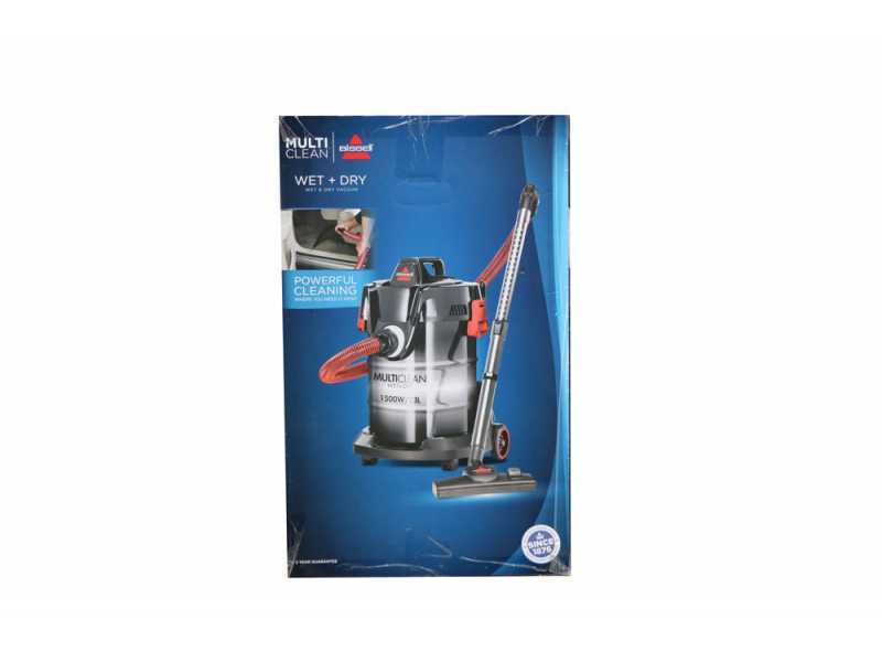 Bissell Wet&amp;Dry Drum - Aspirateur multifonction 2 en 1 - 23 L - 1500 W - avec fonction souffleur